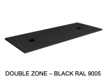 Receveur de douche, sur mesure : Largeur 160 à 210 cm x l. 70 à 100 cm. Bac à douche en résine anti glissant, finition misse, 10 couleurs, Livraison offerte